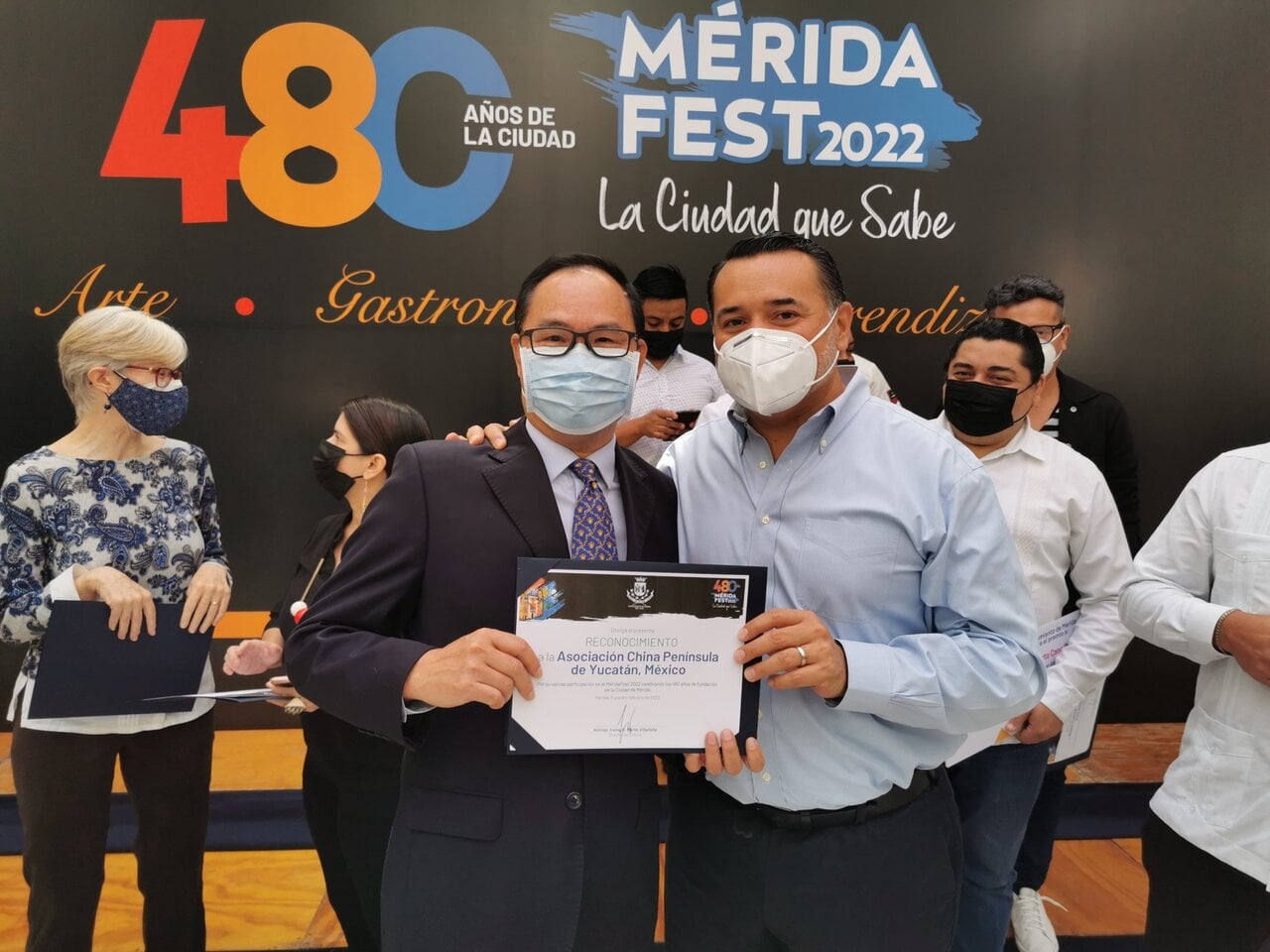 Reconocimiento a la Asociación China Península de Yucatán